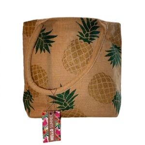 Pineapple summer tote
